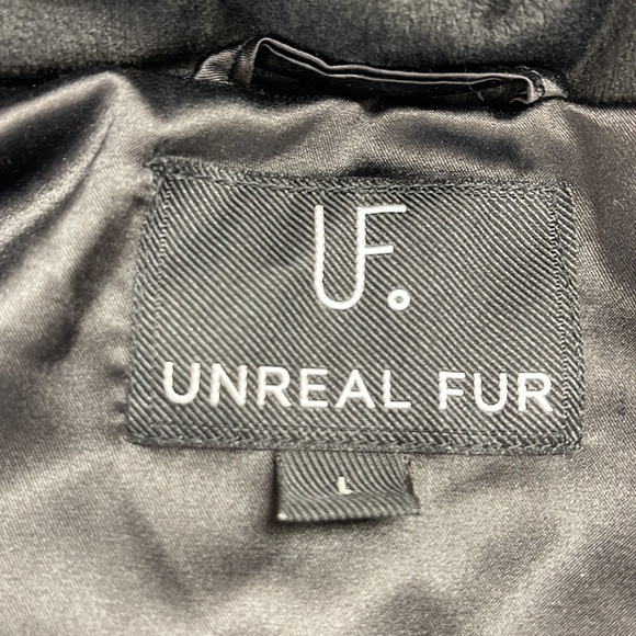 Unreal Fur / Anthropologie Moon Shadow Black Quilted Velvet Coat L - Picture 11 of 12